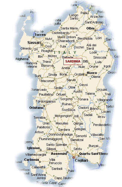 Mappa sardegna