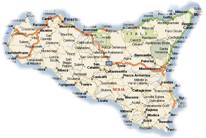 Mappa Sicilia